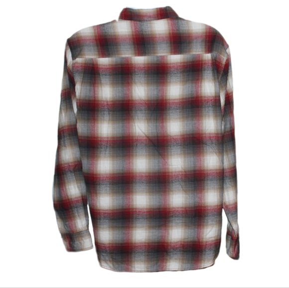 Original Weatherproof Vintage Plaid Flannel Button Down Longsleeve Men Shirt XL - Picture 2 of 5